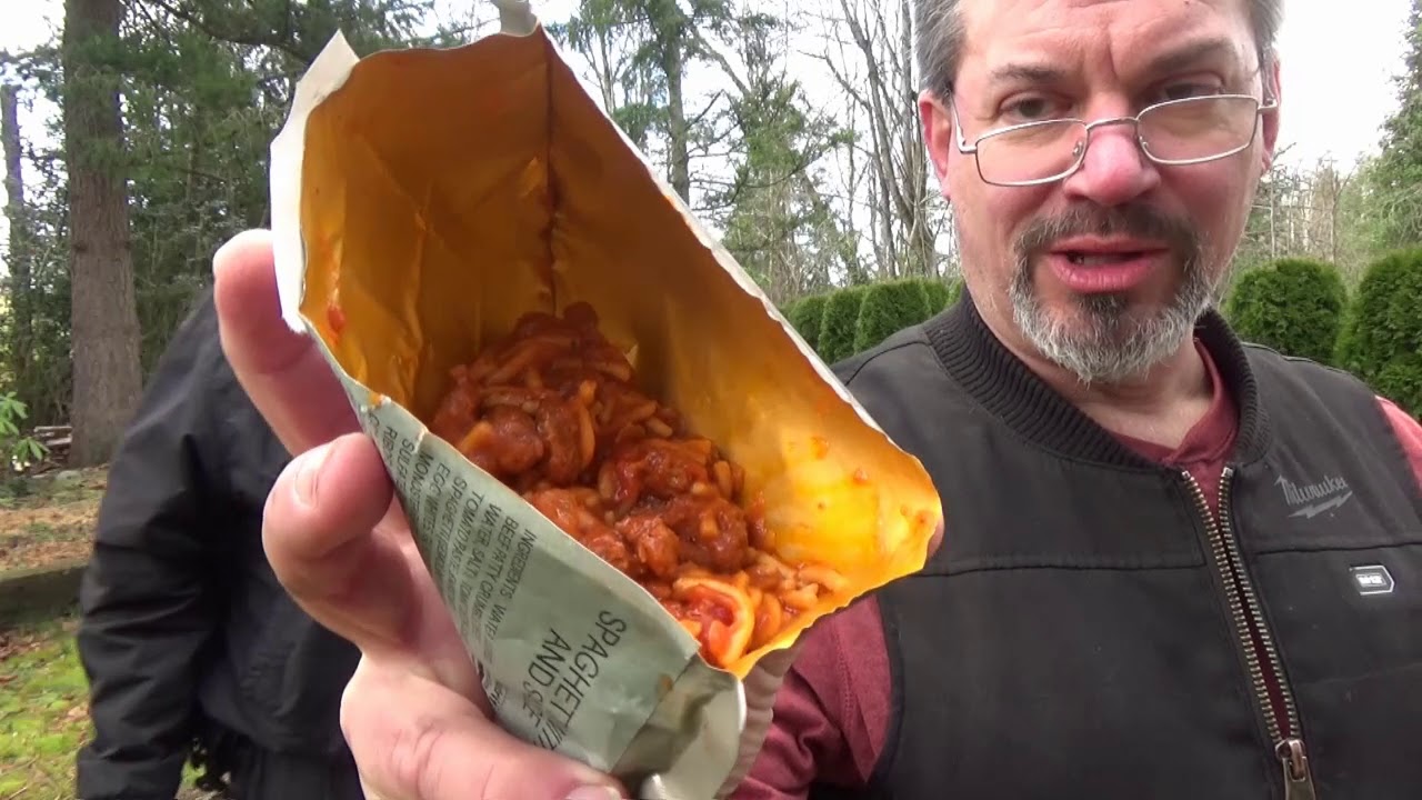 Spaghetti Battle:  MRE vs. Hormel
