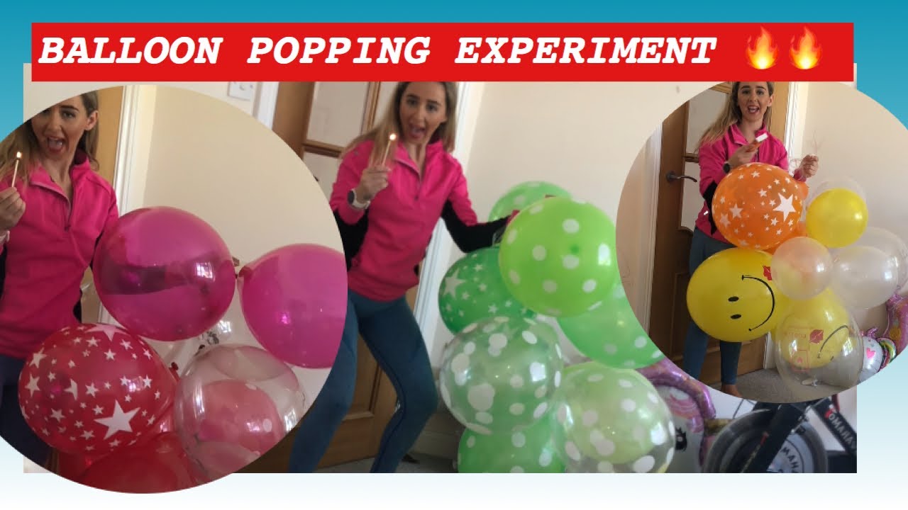 BALLOON POPPING EXPERIMENT PART ONE SURPRISE ENDING