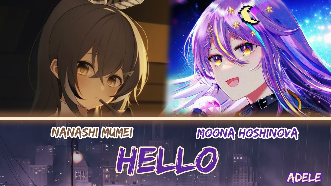 Mumei and Moona sing - Hello by Adele (Duet)