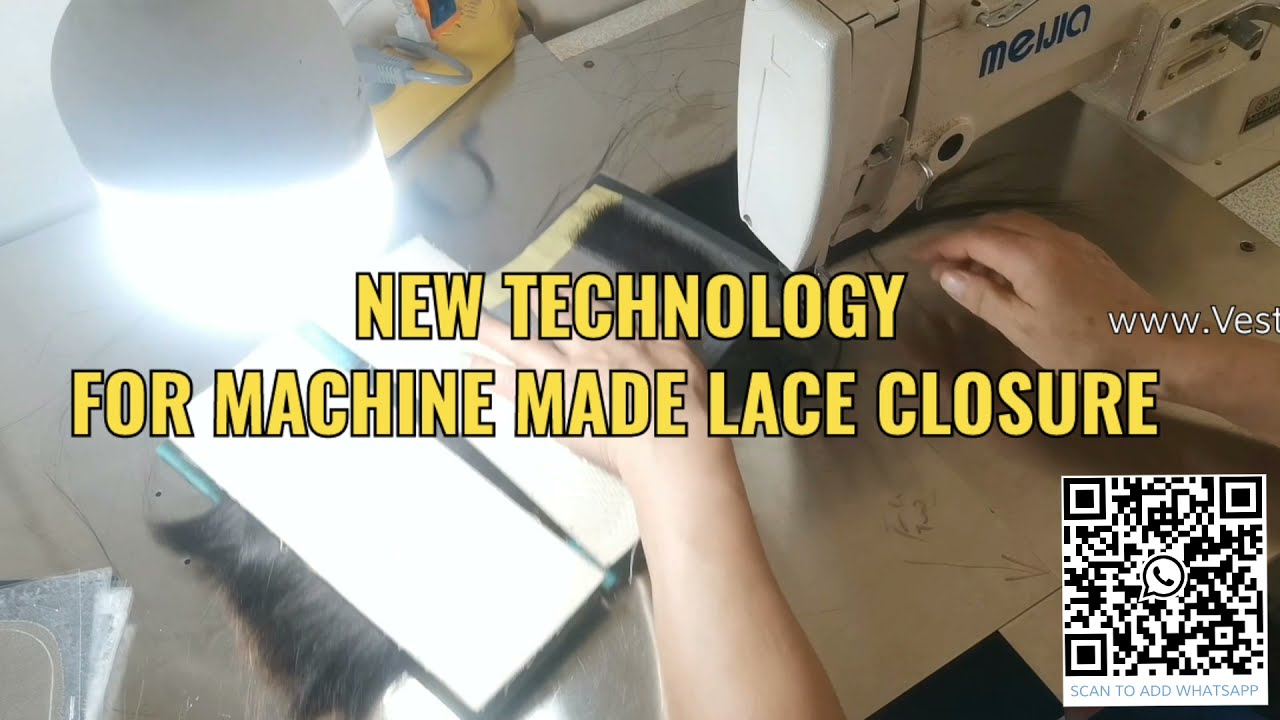 HOW TO MAKE PU LACE CLOSURE BY MACHINES| VENTILATING MACHINE