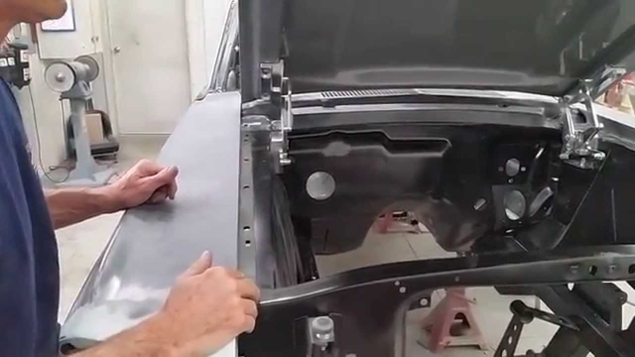 Classic Mustang Billet Hood Hinge Installation by Mustangs To Fear
