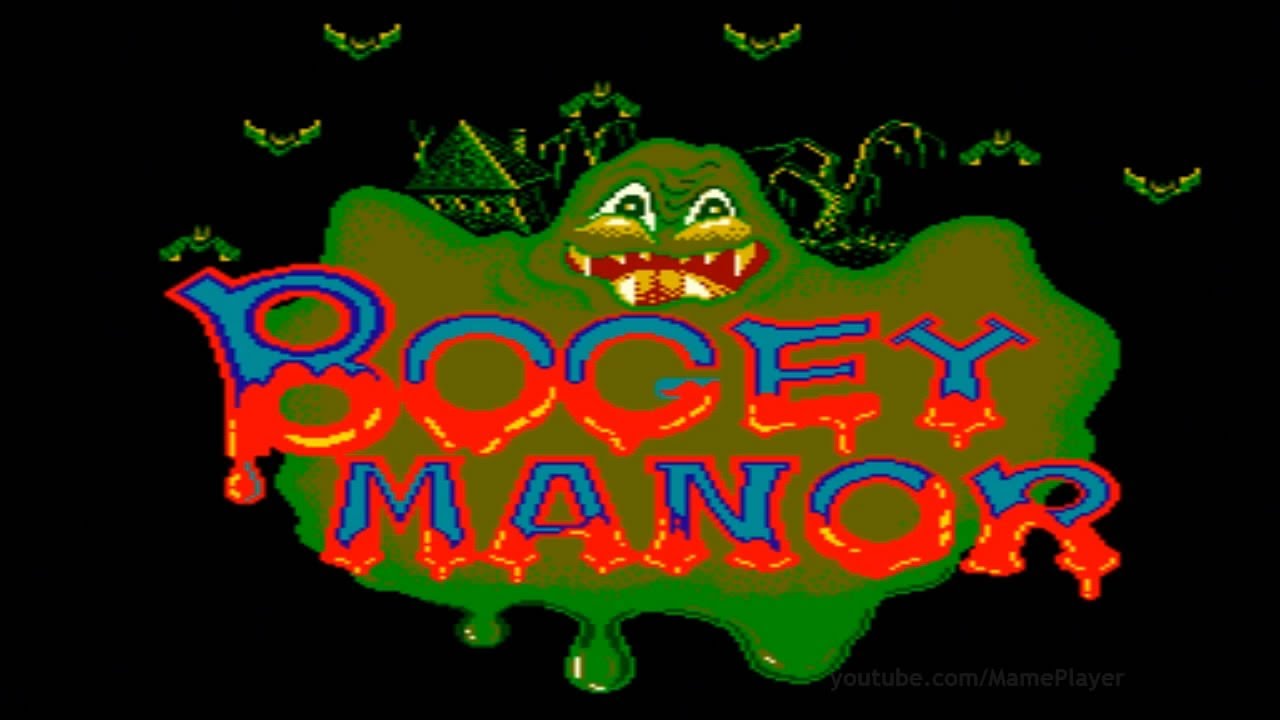 Bogey Manor 1985 Technos Japan Mame Retro Arcade Games