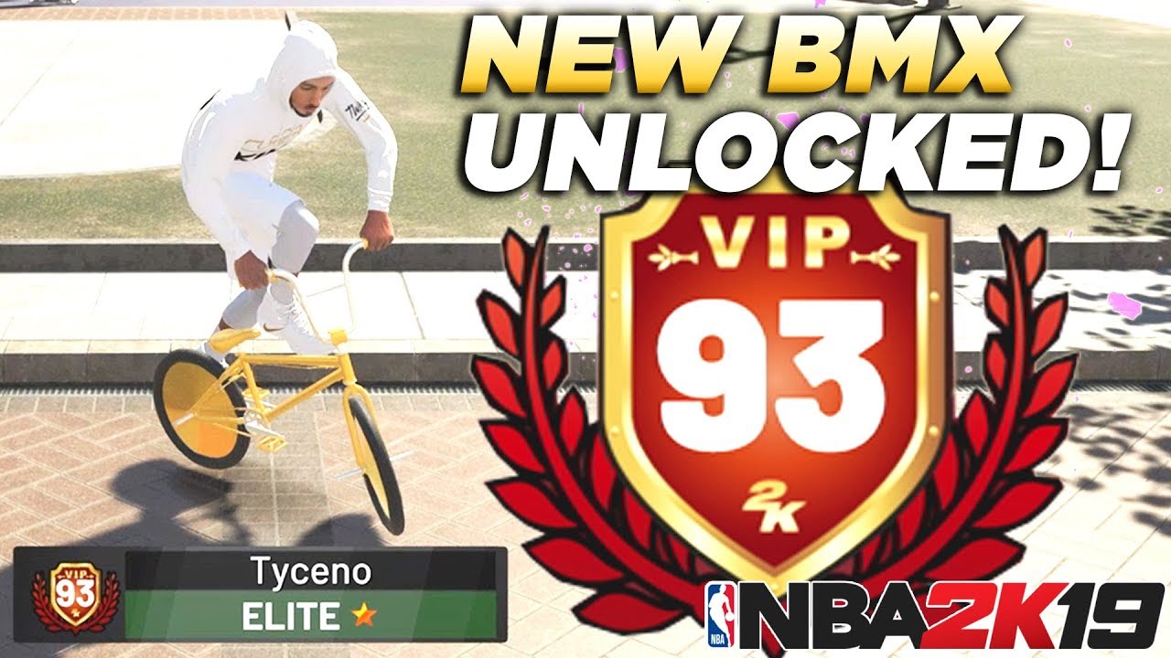 I GOT 93 OVERALL WITH A PURE SHOT CREATOR! VIP BMX REWARD REACTION in NBA2K19!