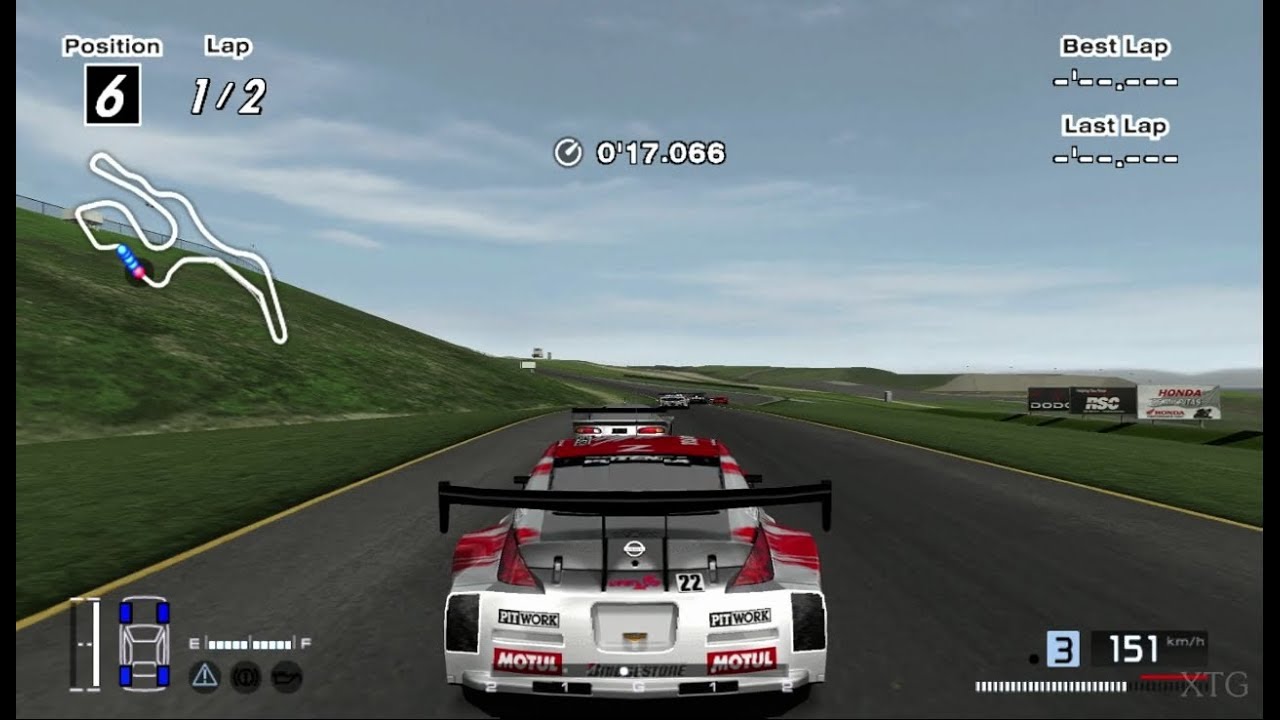 [#1162] Gran Turismo 4 - Nissan MOTUL PITWORK Z (JGTC) '04 PS2 Gameplay HD