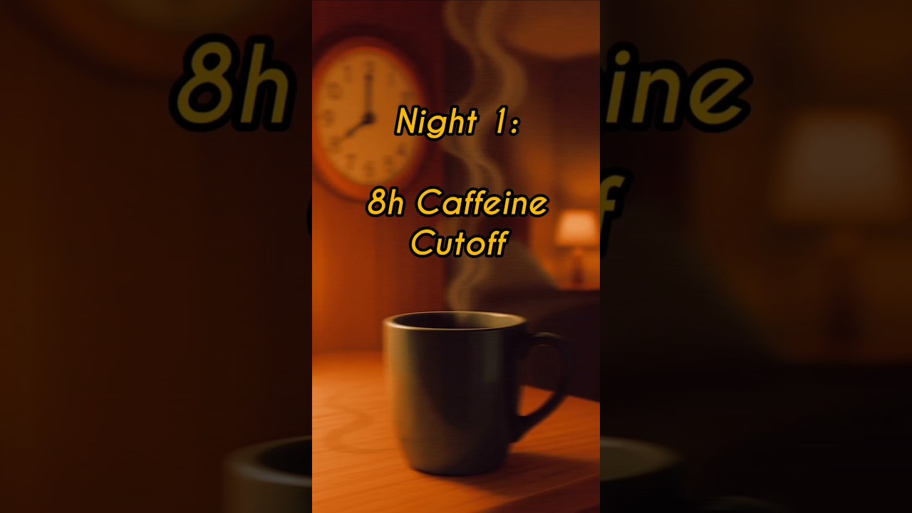 Stop the 3AM Crash: 8-Hour Caffeine Cutoff (Night 1)