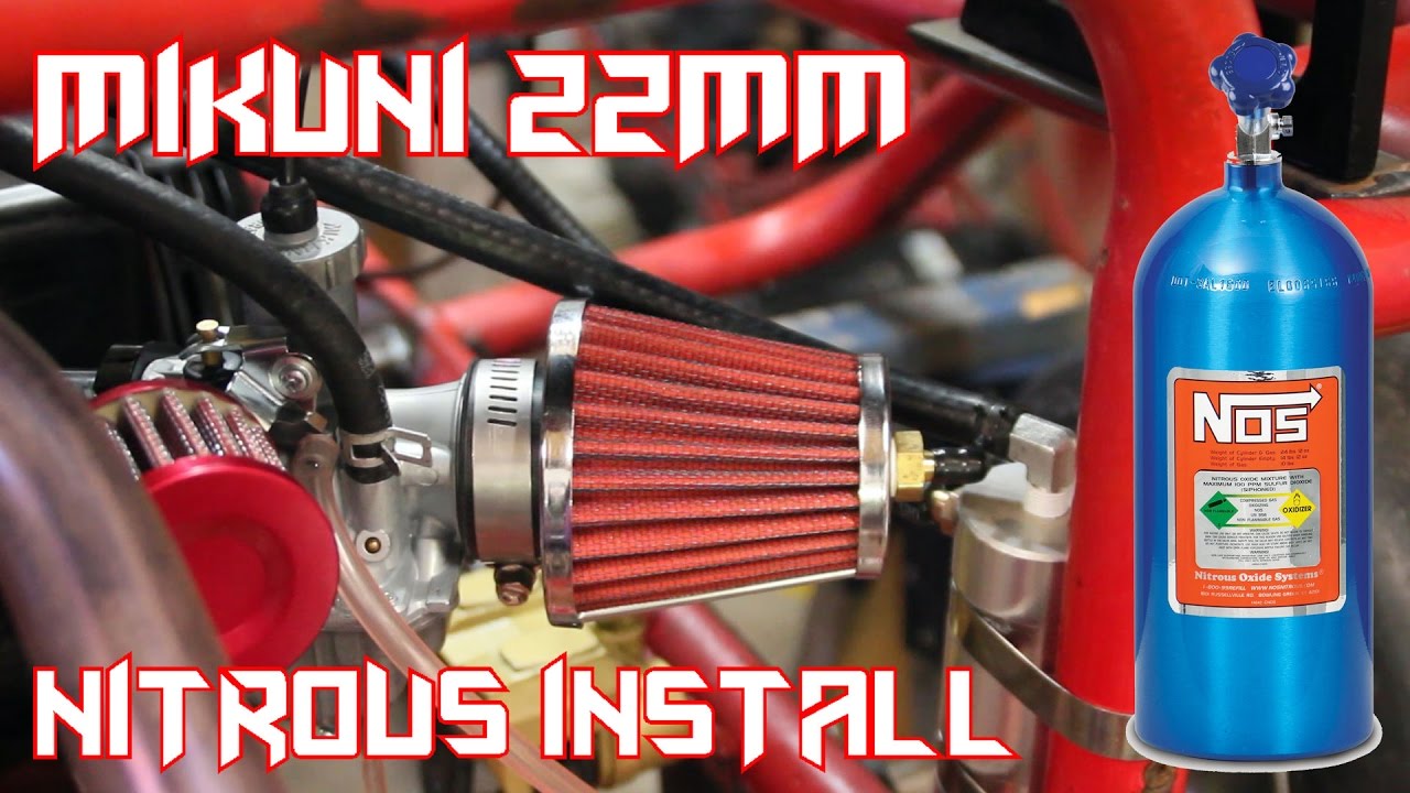 Predator 212 Go Kart Mikuni 22mm Nitrous / Nos Install