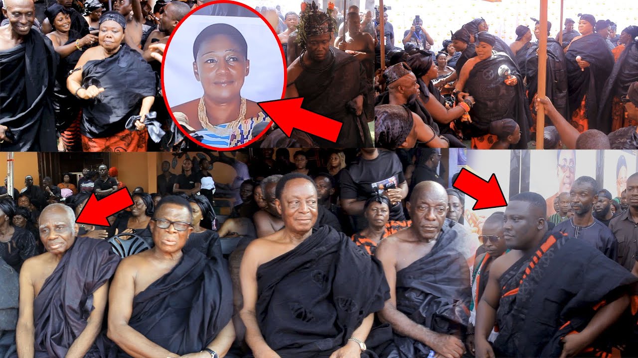 OTUMFOU ABREMPONG STORM FINAL FUNERAL RITES OF THE LATE MAMPONTENG HEMAA NANA KYEREW II