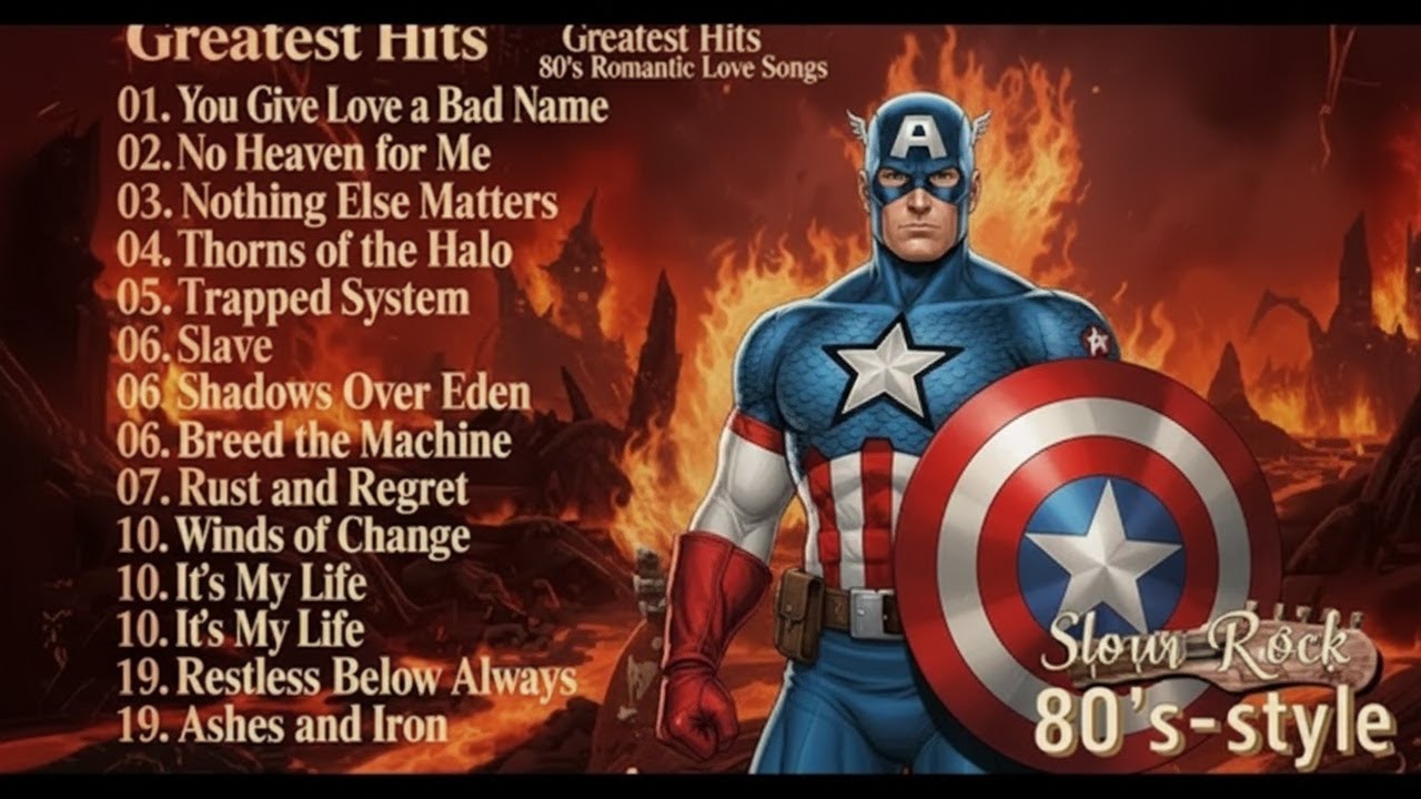Best 80s 90s Rock Ballads Collection  Classic Love Songs Inspired by Bon Jovi & Scorpions