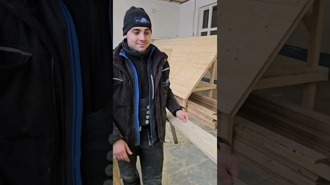 Bautagebuch 12.01.2025 Holzbau, Dachdecker Schule und Geschenk 🎁 