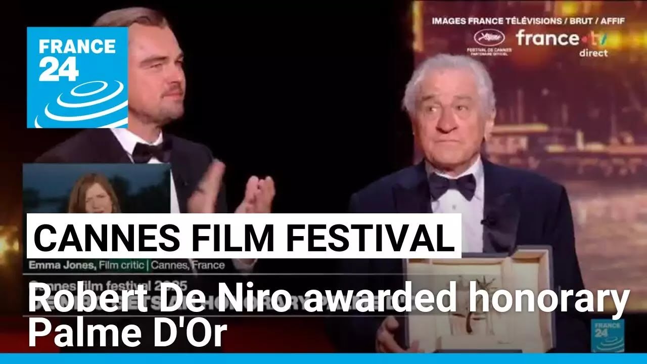 Robert De Niro awarded honorary Palme D'Or at Cannes • FRANCE 24 English