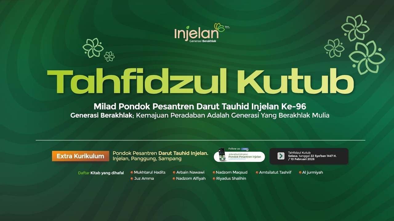 TASYAKURAN TAHFIDZUL KUTUB | Tahun Ajaran 1446-1447 H.
