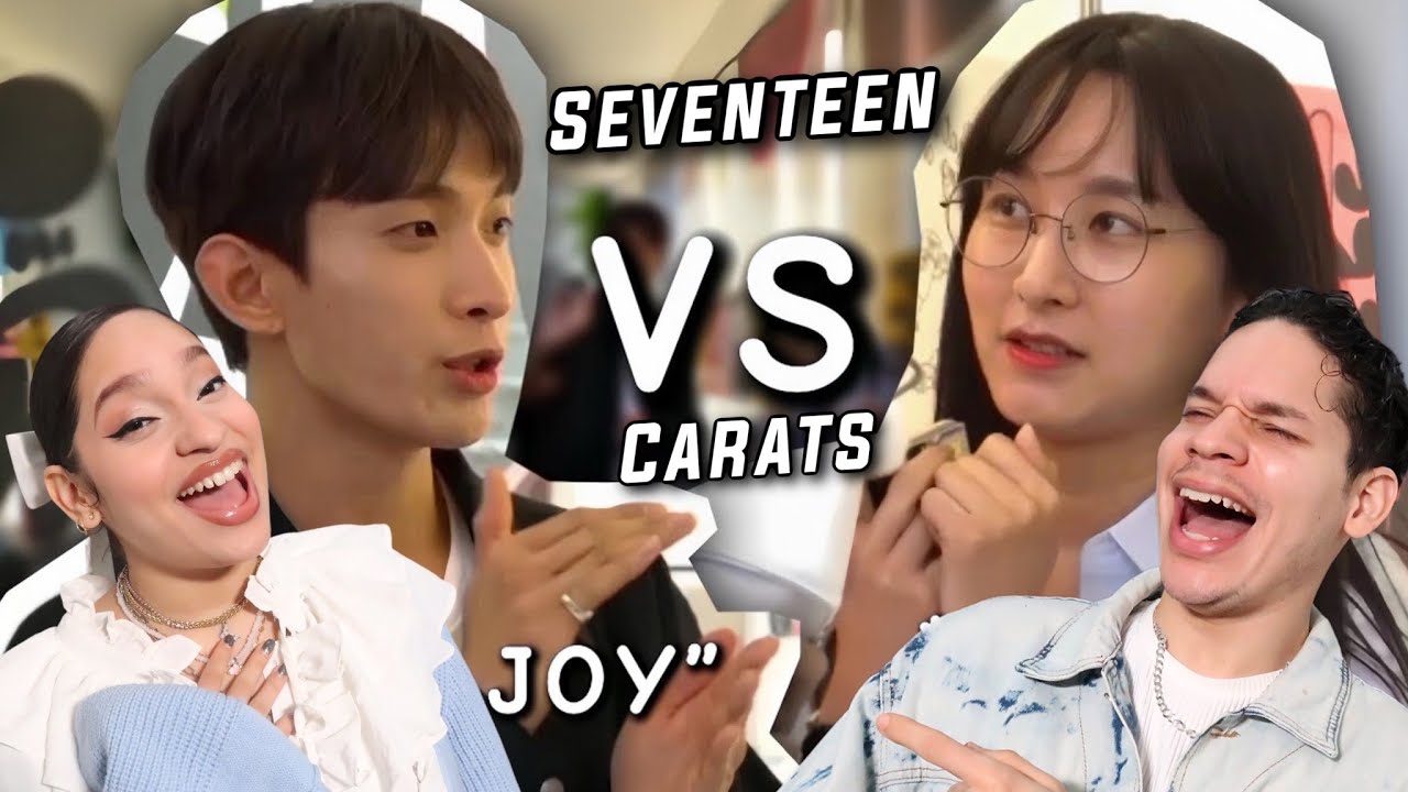 Waleska & Efra React to 'Seventeen vs Carats'😂