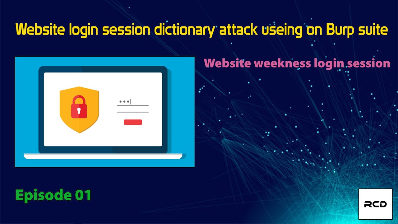 Website weekness login session | dictionary attack useing Burp suite | Episode 01