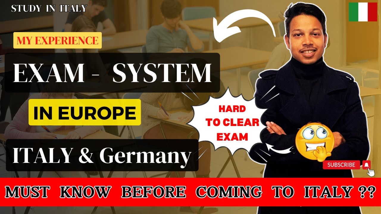 Exam Patterns in Europe | Italian universities Exam System : HARD to Clear | Study in italy #study