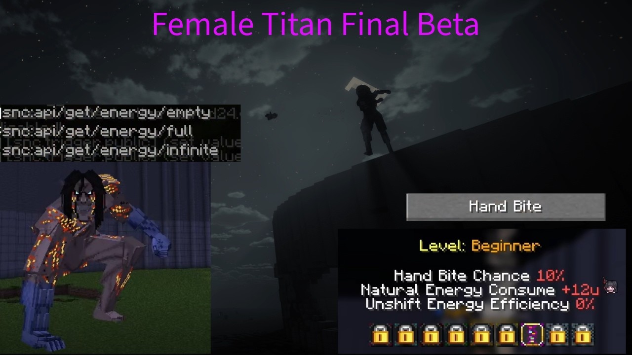 The Female Titan Final Beta Review | Shingeki No Craft | Minecraft