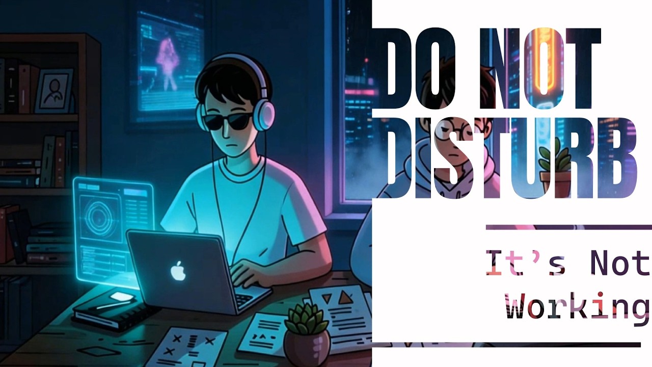 27+ Unread, Still Working. 🌃 | Cyberpunk Lofi for Focus & Deadlines