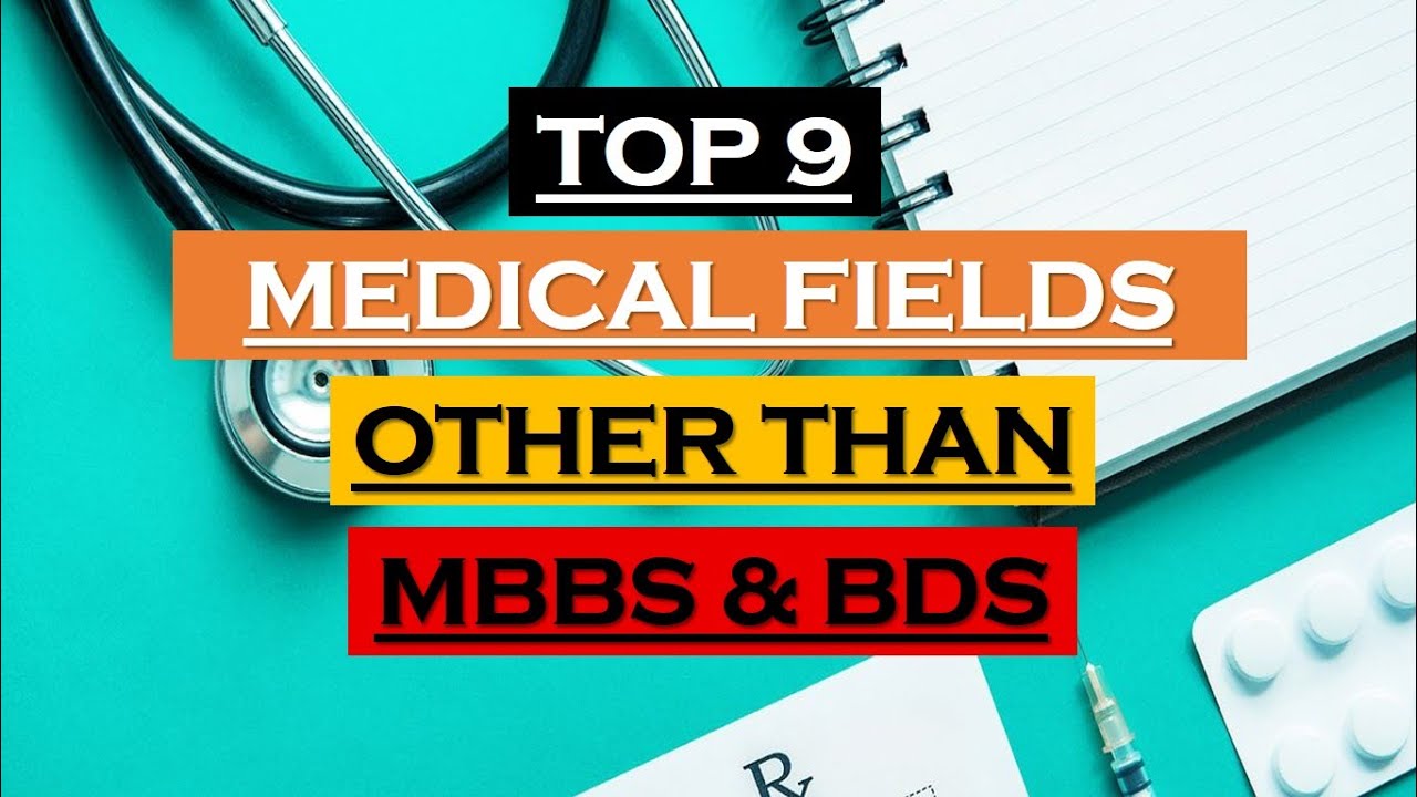 Best 9 Medical Fields Other Than MBBS & BDS || Best Medical Fields For FSc Students || Best Careers