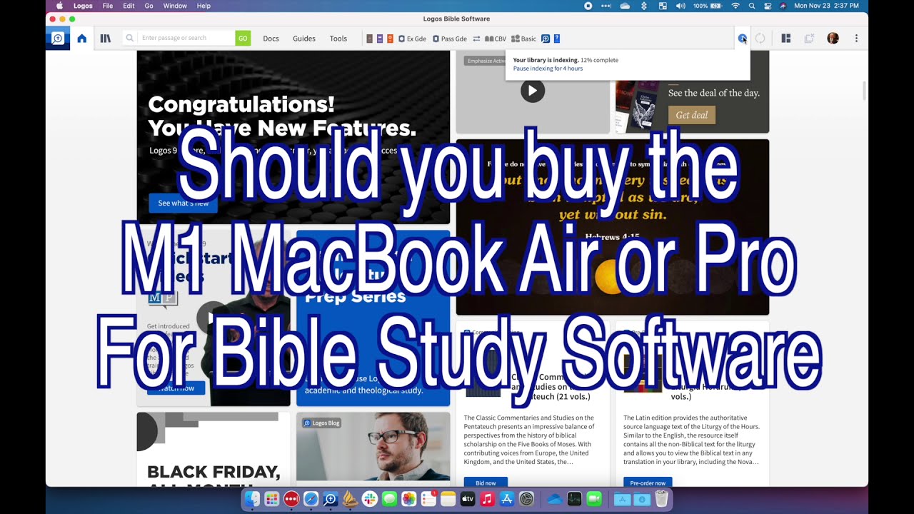 Bible Software on Apple M1 MacBook Pro with Apple Silicon