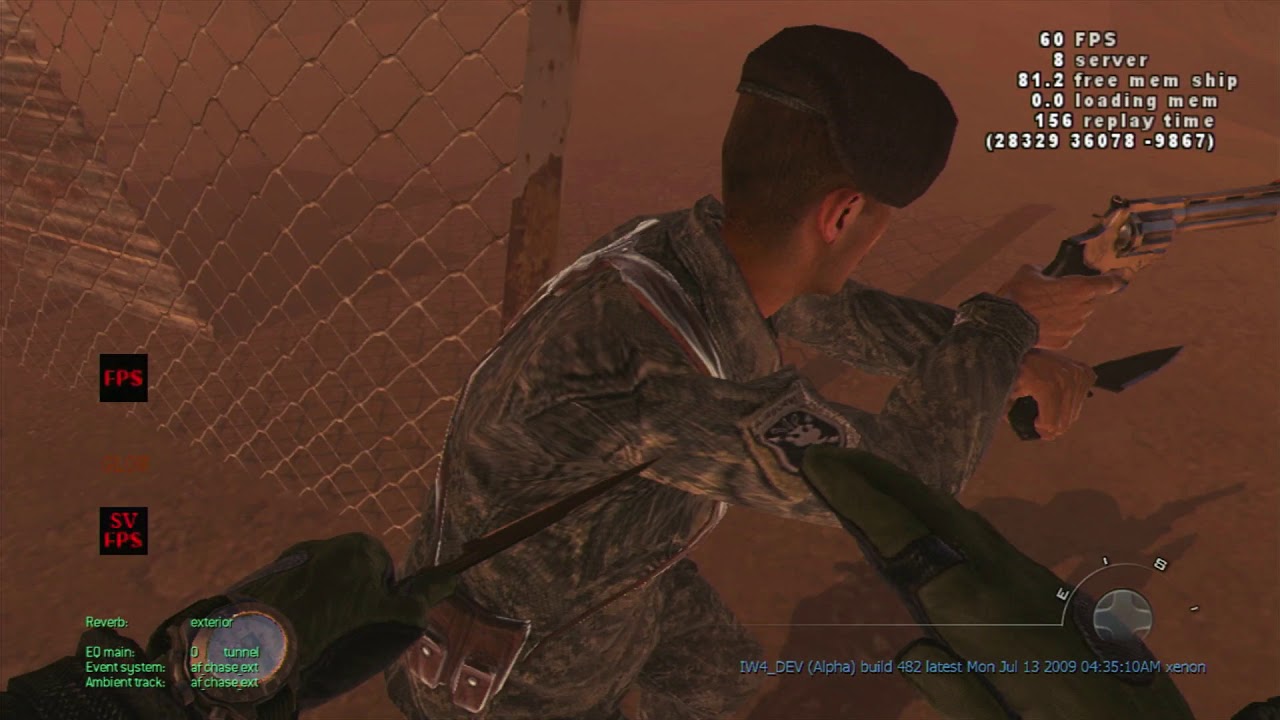 Call of Duty Modern Warfare 2 Alpha Build 482 Endgame Cut Knife Fight
