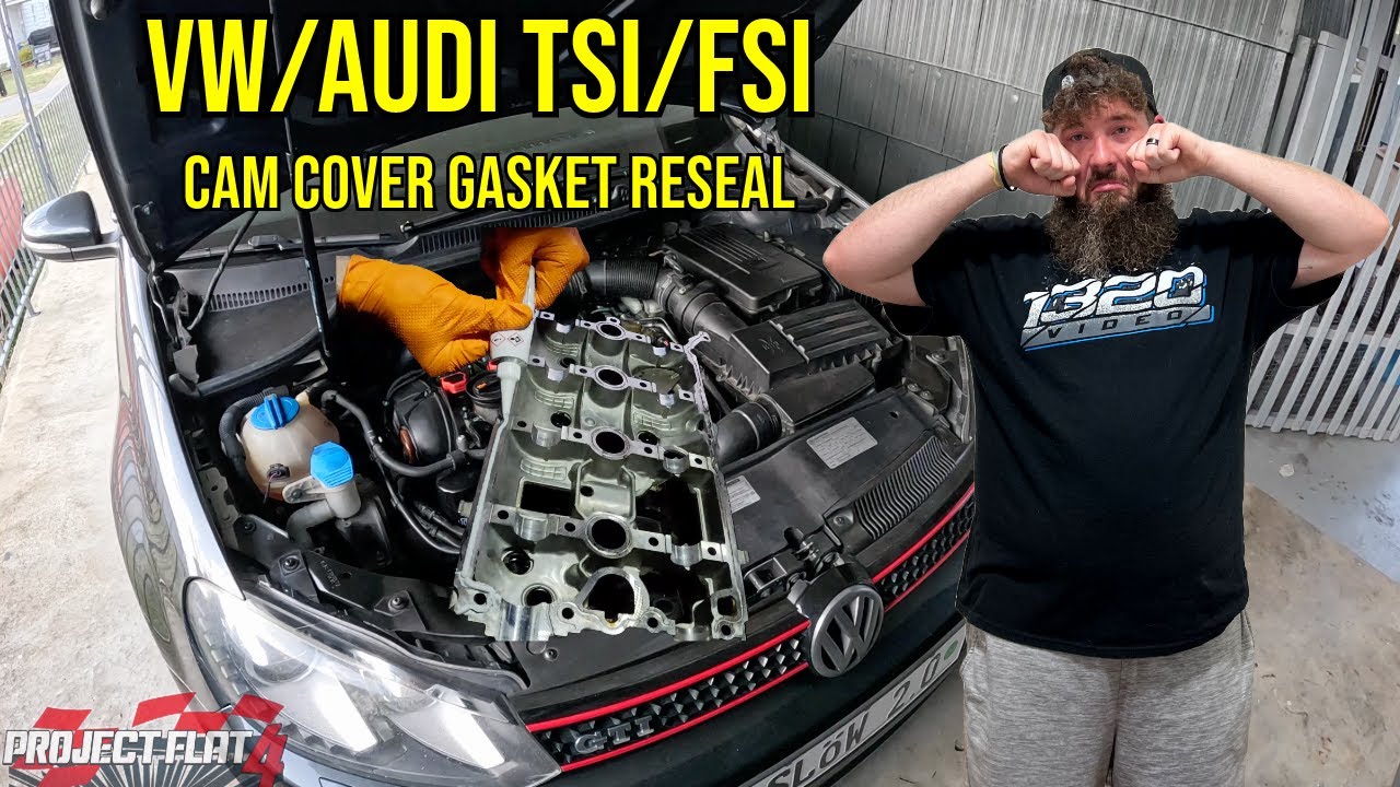 VW/Audi TSI FSI Cam Cover Gasket Reseal Step-by-Step