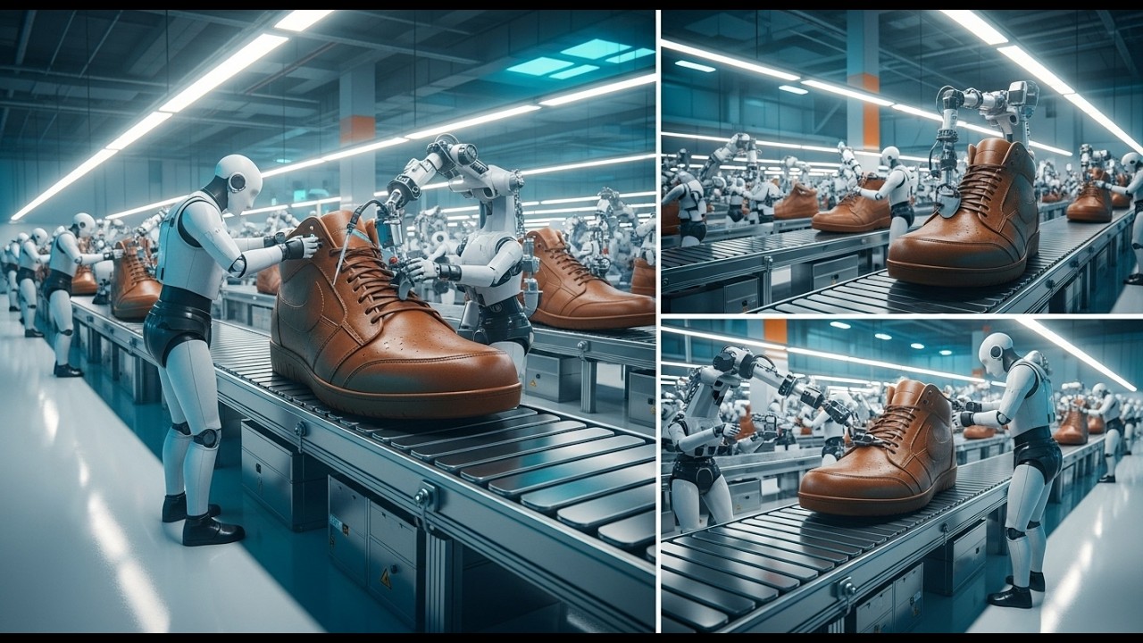 Robotic Shoe Factory | The Future of Footwear Manufacturing