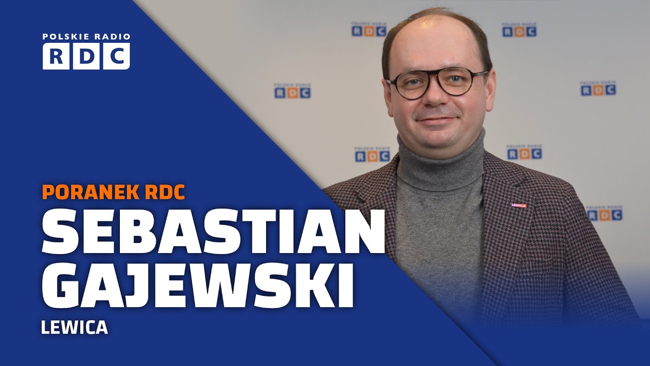 Sebastian Gajewski  - wiceminister Rodziny, Pracy i Polityki Społecznej #Lewica | Poranek RDC