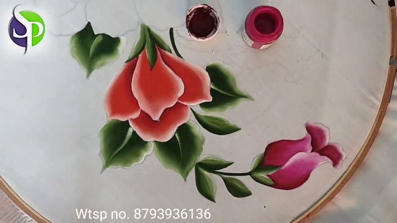 Painting tutorial part 1 . New bed sheet design