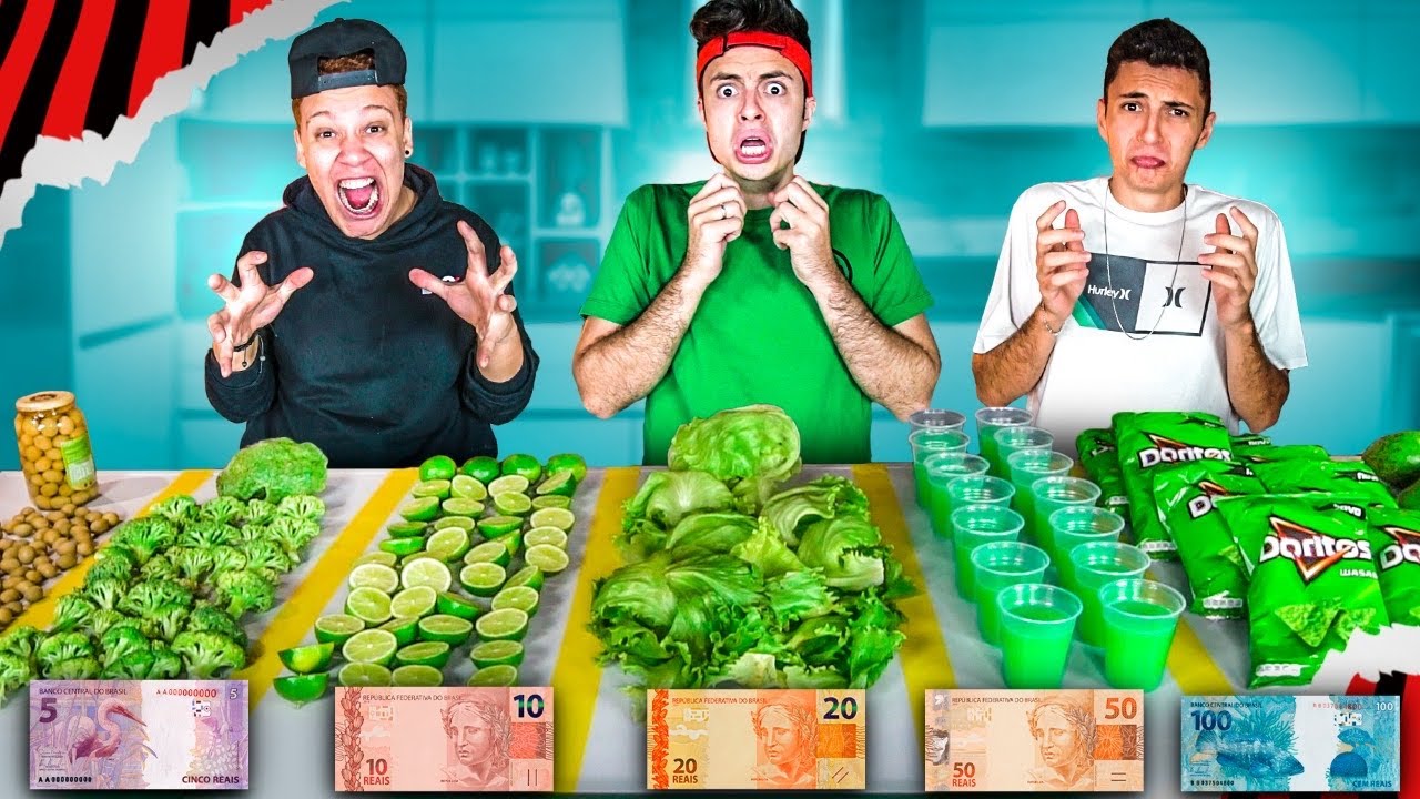 TODA COMIDA VERDE QUE VOCÊ COMER, EU VOU PAGAR! - Desafio