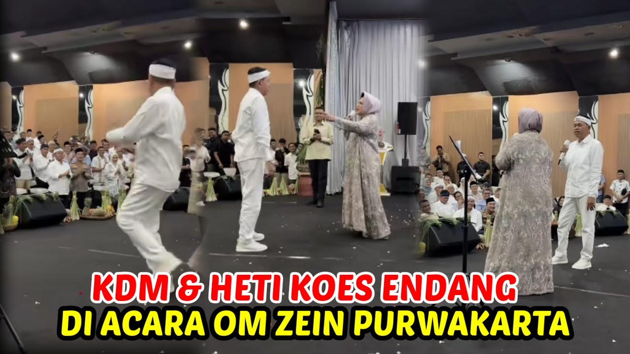 KDM & HETI KOES ENDANG DI ACARA OM ZEIN PURWAKARTA 