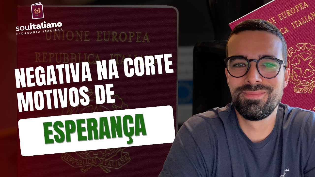NEGATIVA na Corte - Motivos de ESPERANÇA