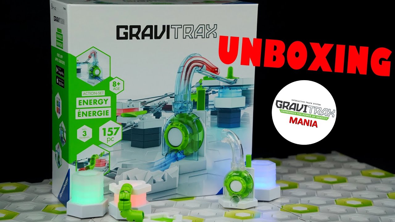 Gravitrax Energy Unboxing mit Beispielbahn