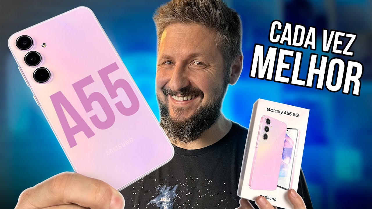Análise Galaxy A55: intermediário da Samsung está cada vez melhor