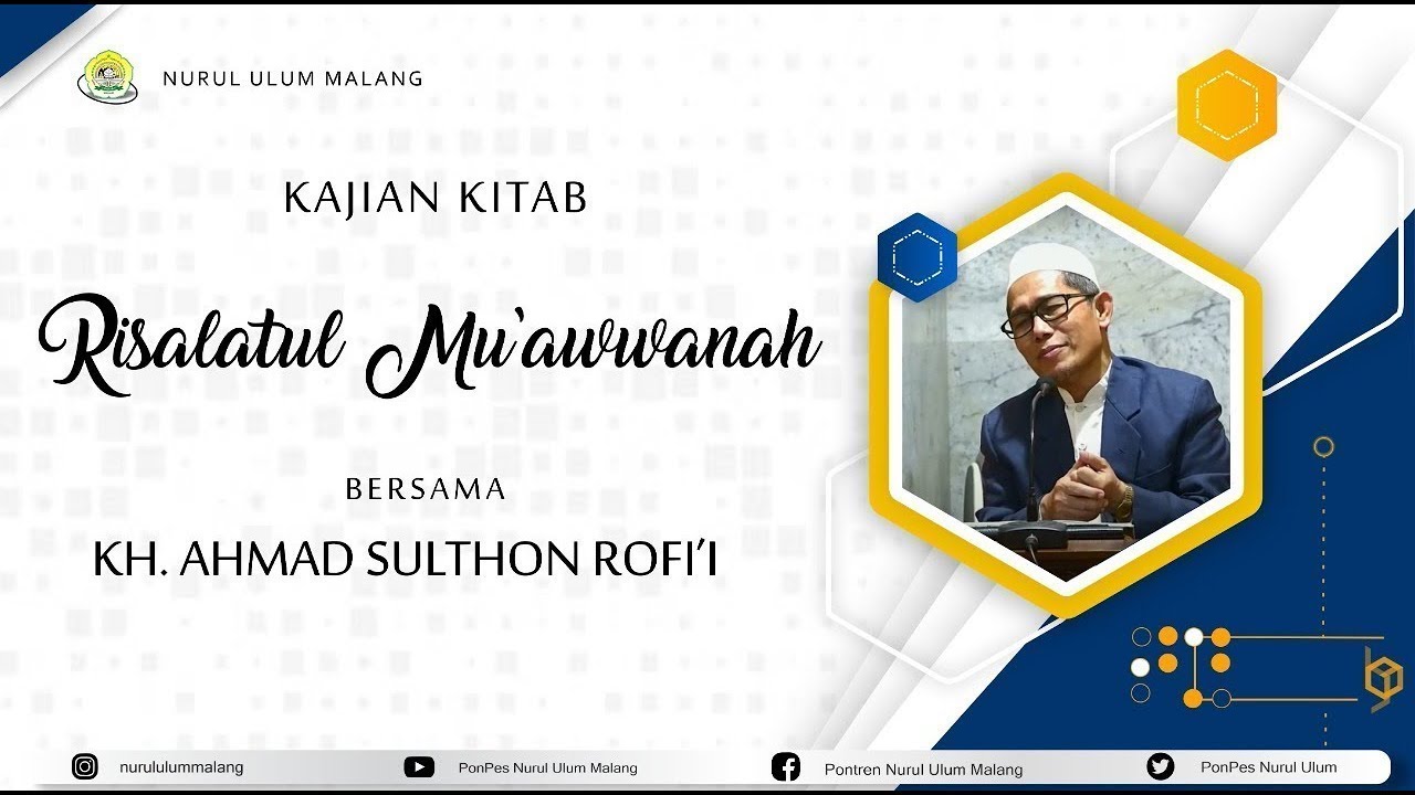 📡Ngaos Rutin Selasa Malam | Kitab Risalatul Muawwanah | Keutamaan Bulan Sya'ban | KH. A. Sulthon R.