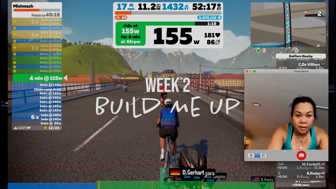 Zwift Training Plans - Build Me Up // Week 2