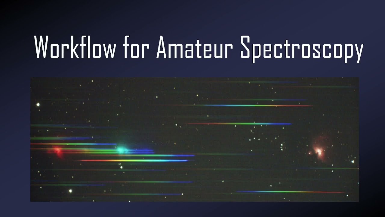Astro Spectroscopy workflow