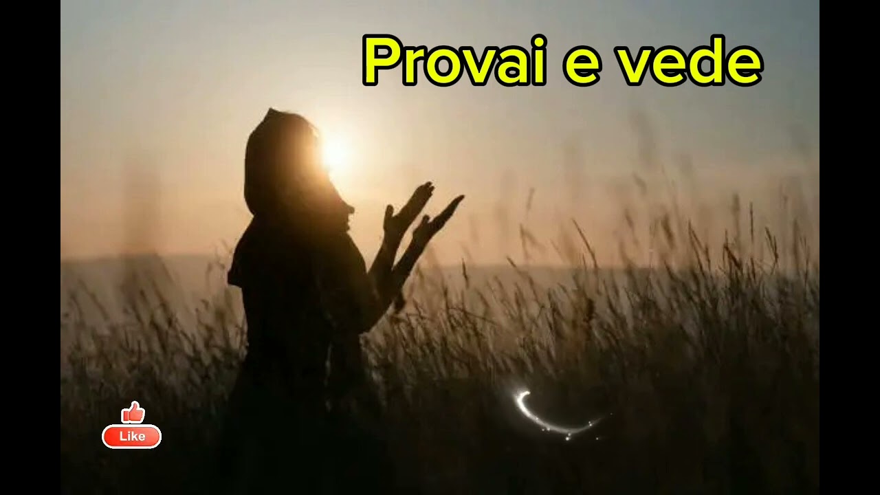 Provai e vede  - Um convite à confiança em Deus
