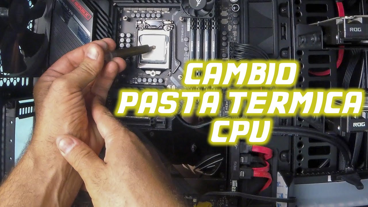COME SOSTITUIRE LA PASTA TERMICA ALLA CPU - Passo passo