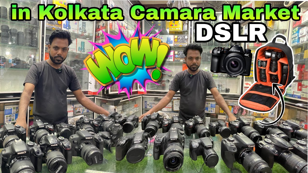 In Kolkata Camera market ￼ DSLR camera ￼open box camera ￼ second hand camera #kolkata #dslr #camera