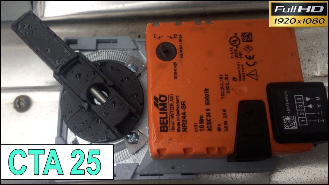 CTA25-Le remplacement d'un servomoteur BELIMO NR24A MF-Retour d'expérience