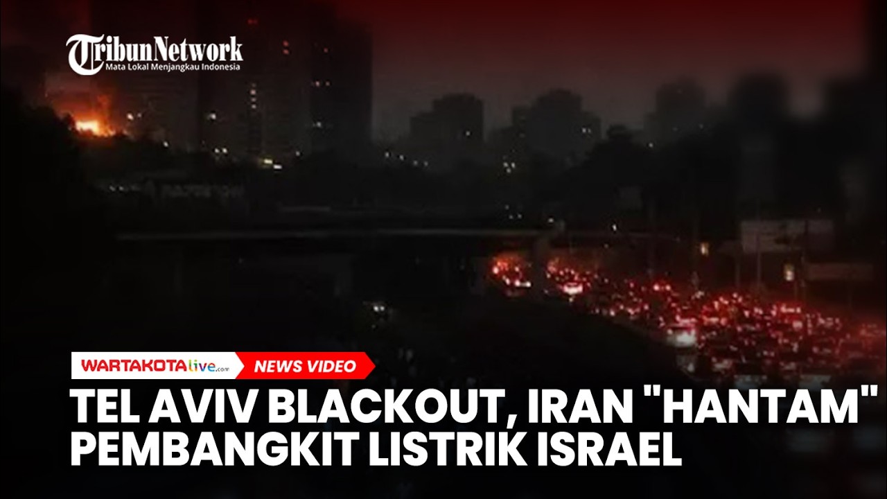 Tel Aviv Blackout Usai Iran 