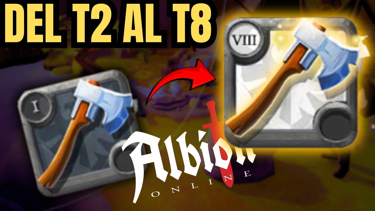 SUBE RÁPIDO TUS HERRAMIENTAS - Guía Recolección | Albion Online