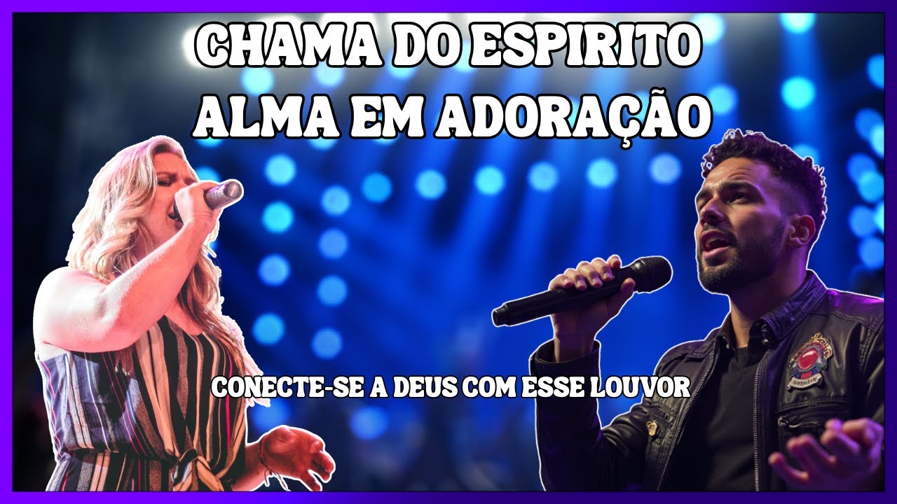 CHAMA DO ESPIRITO & ALMA EM ADORAÇÃO-Inspirada Em-Aline Barros & Samuel Messias.Com o Espírito Santo