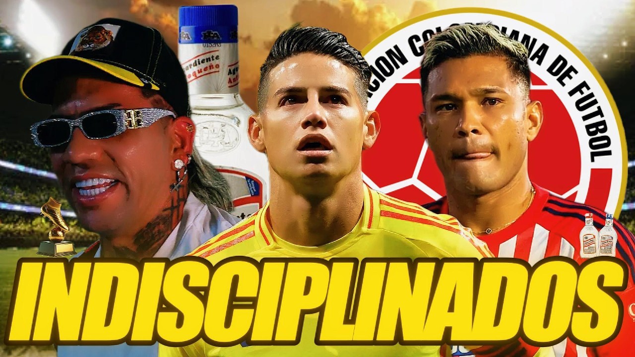 MUCHO TALENTO, POCA DISCIPLINA: LOS FUTBOLISTAS COLOMBIANOS MAS INDISCIPLINADOS.