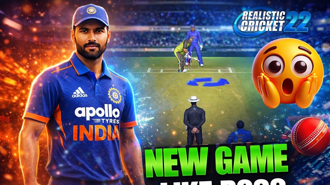 NEW GAME LIKE RC22🤯||REALISTIC CRICKET 22 FULL REVIEW🤩||THUNDER X 