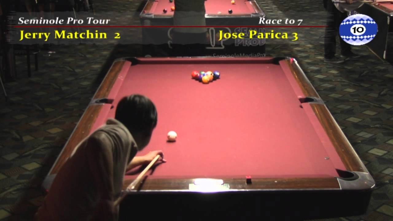 Jerry Matchin vs Jose Parica at Hollywood Billiards