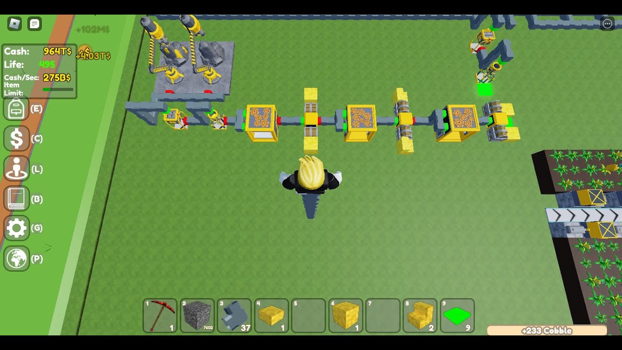 How To Make Auto Farm Gold [Block, Stair, Slab] For Use? in Roblox : Block Tycoon ⛏️ [GOLD UPDATE] 💰