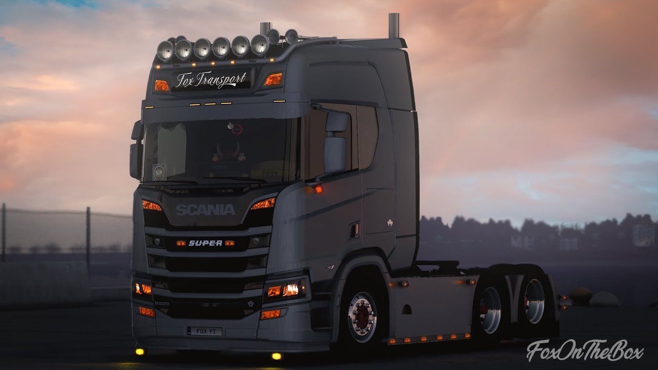 ETS2 1.43 Scania Next Generation R&S Light Pack & DSP Accessories Pack | Euro Truck Simulator 2 Mod