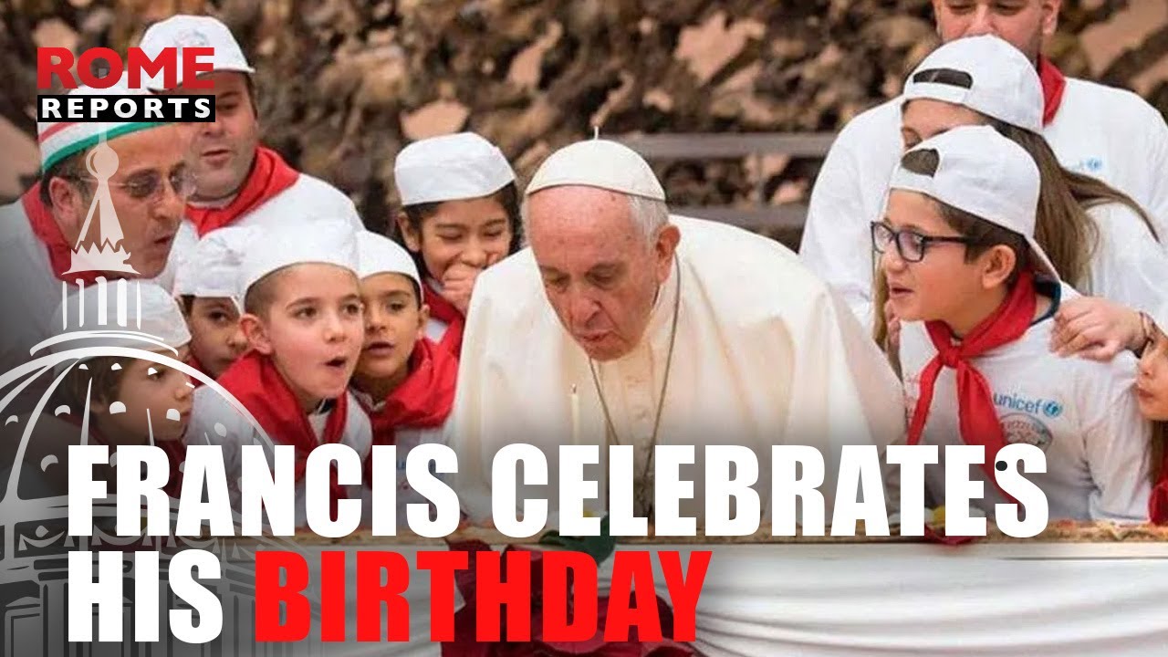 Pope Francis celebrates his birthday: physically 87 years old but mentally 60