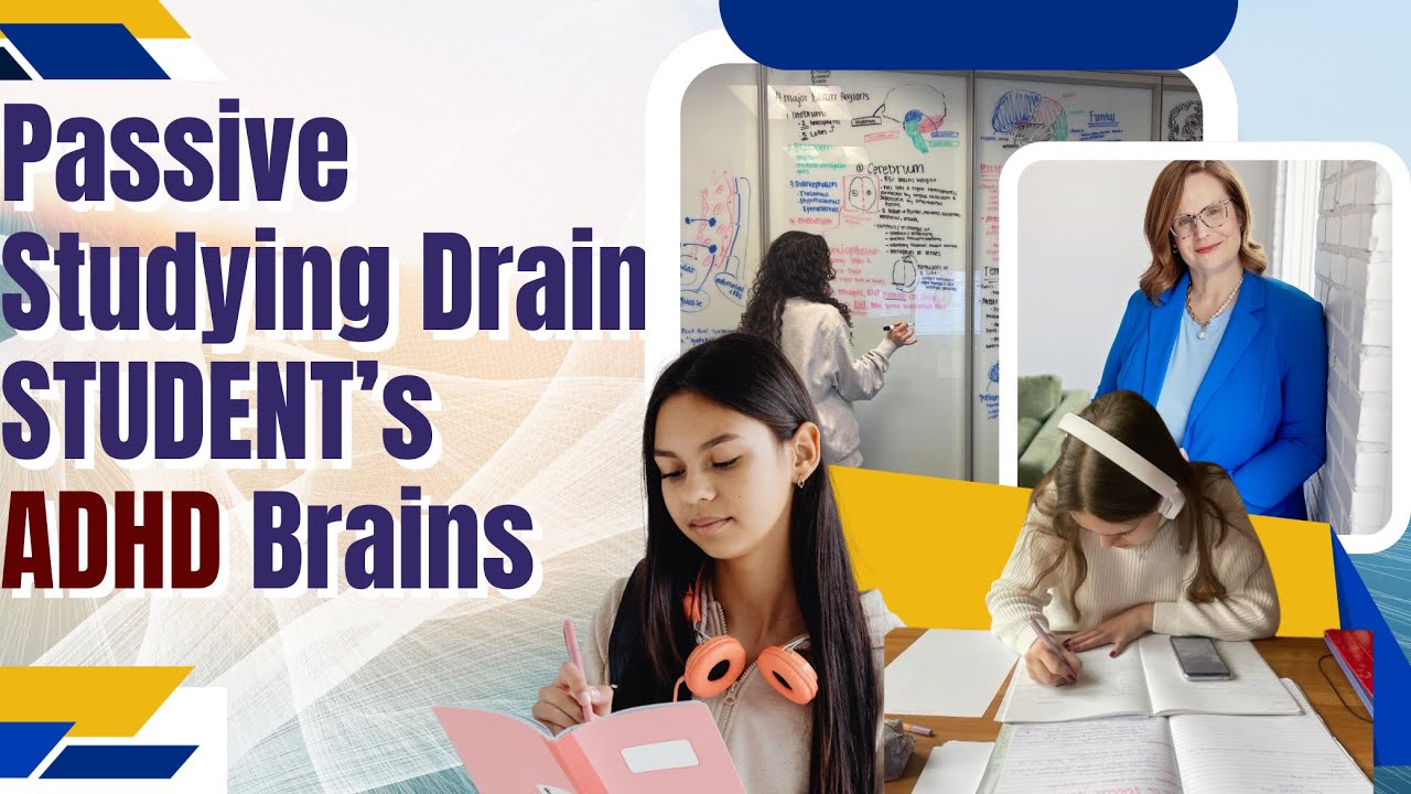 Passive Studying Drains ADHD Brains