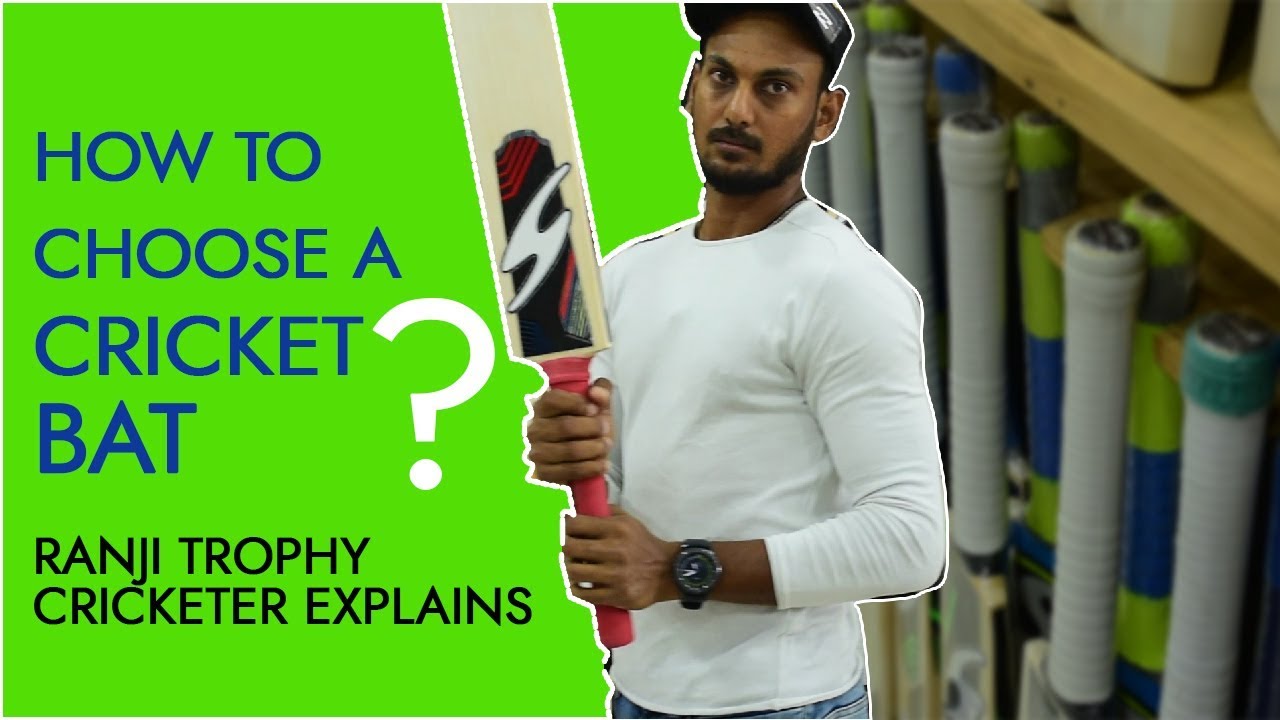 TNPL sensation KB Arun Karthik explains how to select a ideal cricket bat